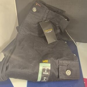 Lee Black  Capri Flex-To-Go Pants